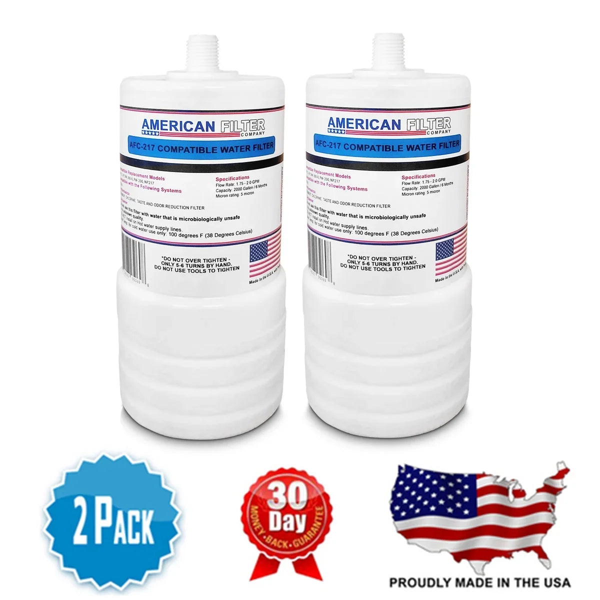 AFC Brand , aqua Filter Cartridge , Model # AFC-APH-217 , appropriate with 3M® CF217 - 2 Pack - Made in U.S.A.