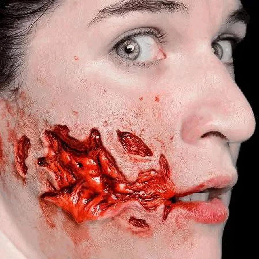 Zombie Makeup 3D FX Prosthetics Halloween Makeup - outstanding for Zombie or Horror Costume Ideas