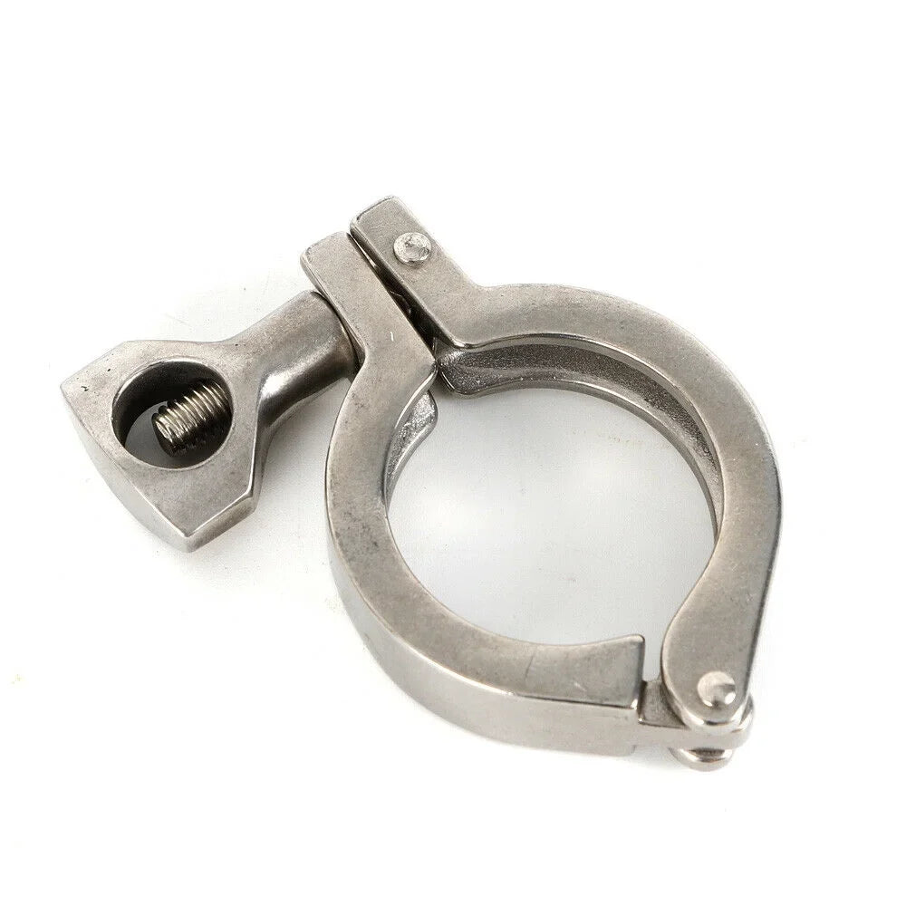 10PCS Stainless Steel Quick-loading Clamp for Machine Tools，Ships, Sewage Treatment moisture Oil Gas for Soft or Hard Pipe Links