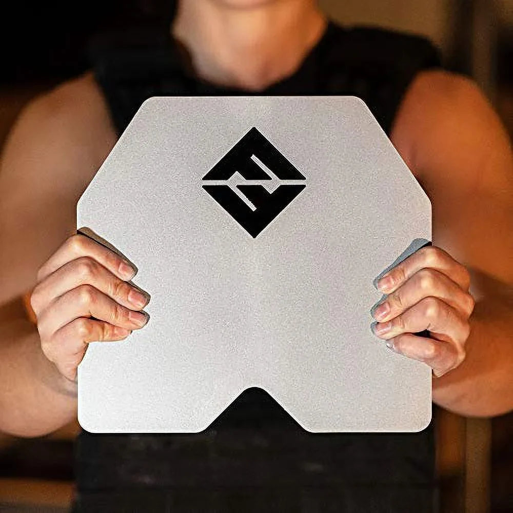 Weight Vest Plates - 8.75 LB Plates Sold In A Pair - 20LB Total Vest Weight - F&F Fitness - suitable With Most Vests, Weight Carrier - Crossfit Training – Plates For Weighted Vest Workouts