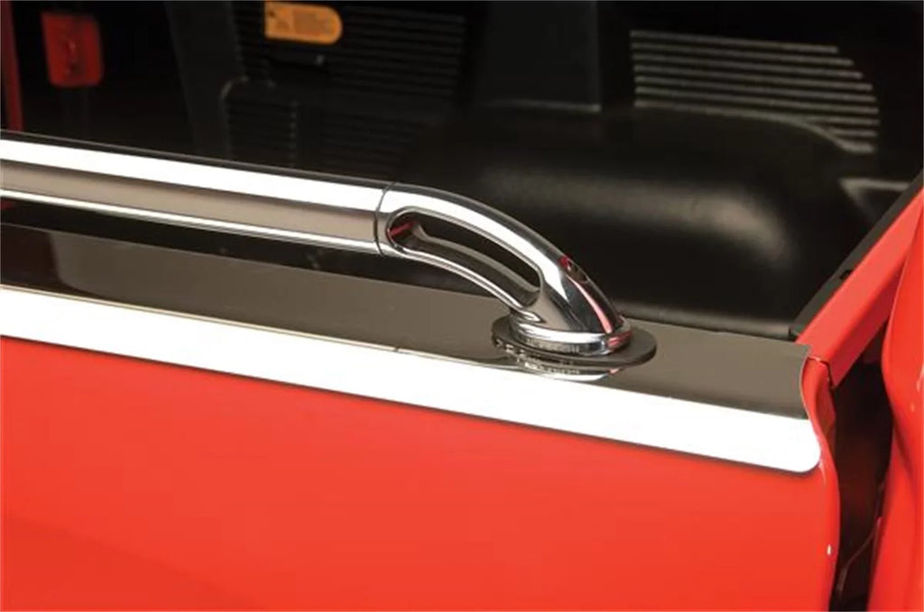 Polished Fits select: 2006  TUNDRA DOUBLE CAB SR5, 2005  TUNDRA ACCESS CAB SR5. 6 in. 6 ft. Putco 49846 Bed Rails For  Tundra, approx