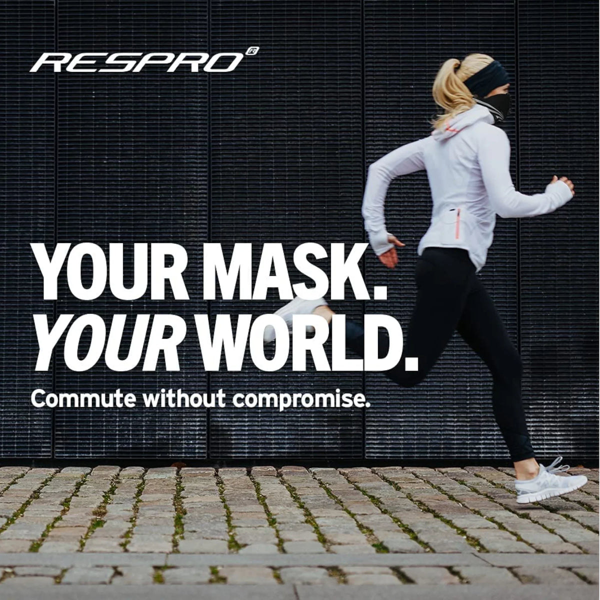 Respro Ultralight Mask - XL - Black