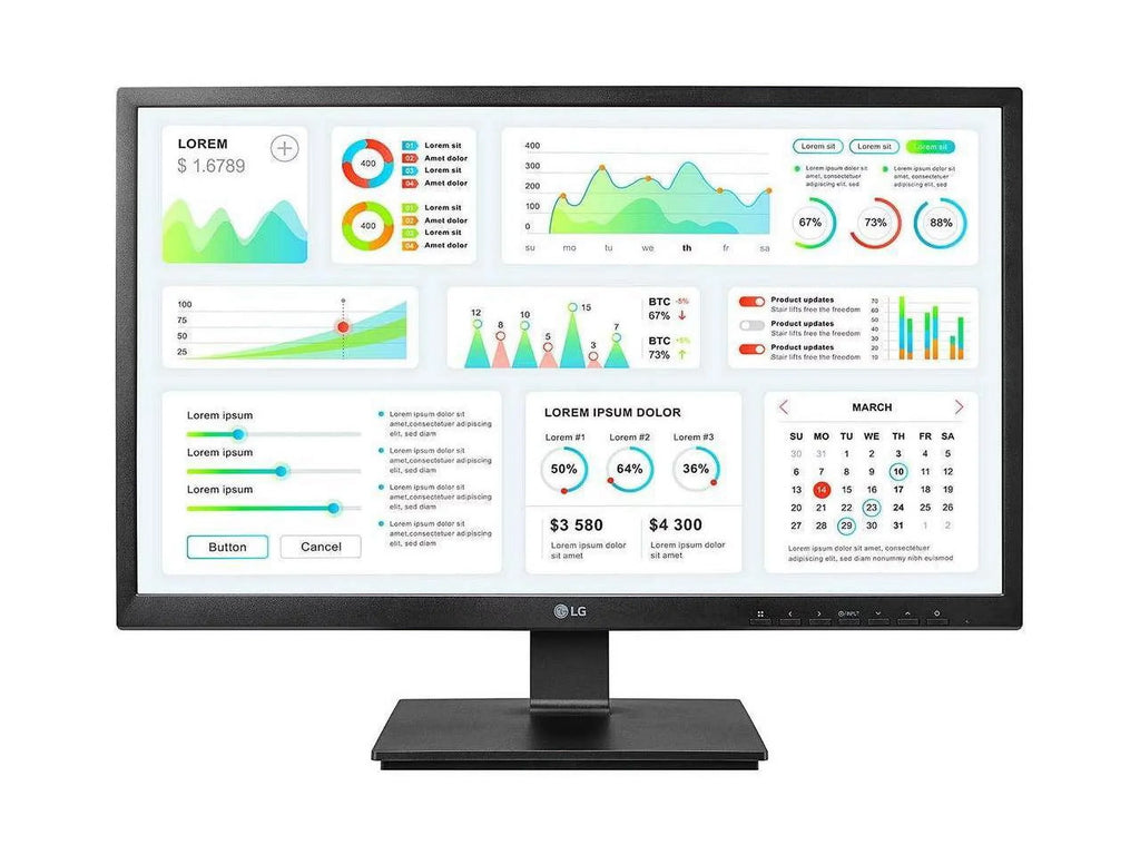 24CK550Z-BP 24" 1920x1080 Full HD IPS Zero Client TERA2321 PCoIP Monitor