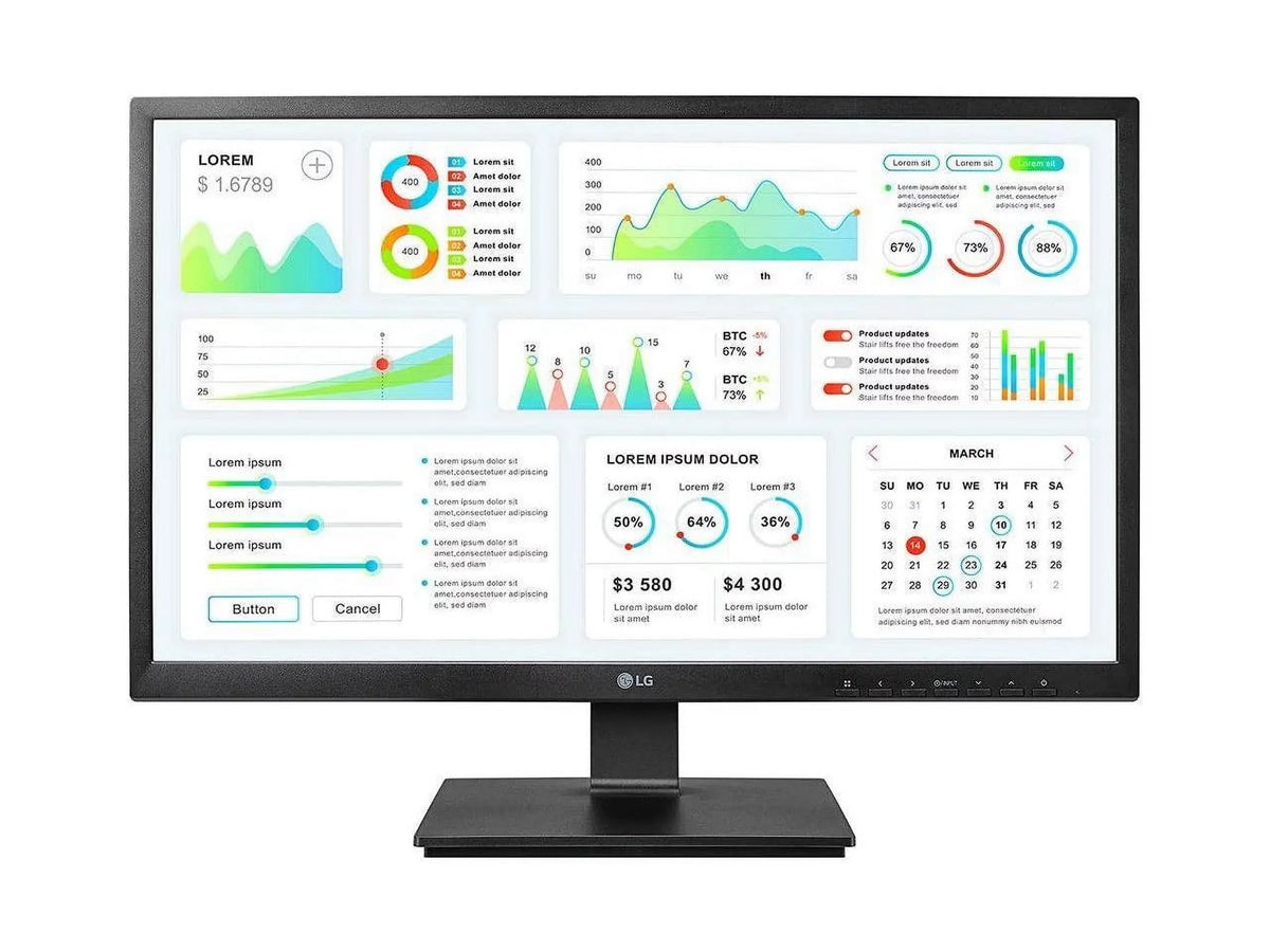 24CK550Z-BP 24" 1920x1080 Full HD IPS Zero Client TERA2321 PCoIP Monitor
