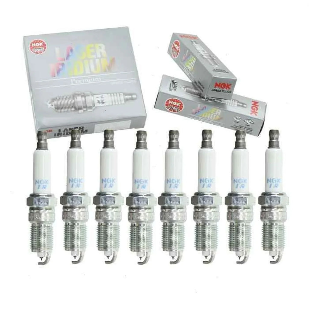 8 pc NGK Laser Iridium Spark Plugs suitable with Chevrolet Silverado 1500 4.8L 5.3L 6.0L 6.2L V8 1999-2013
