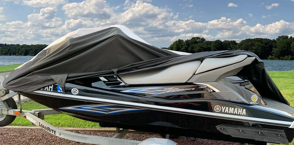 SUPER HEAVY-DUTY shield appropriate for Honda Aquatrax F12, F12X 2002 2003-2007 Jet Ski Watercraft protector Black/Grey