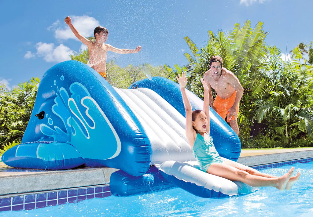 Intex Kool Splash Inflatable Play Center moisture Slide | (Open Box) (2 Pack)