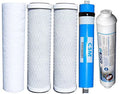 Reverse Osmosis Replacement Filter Set 5 pcs w/ CSM 50 GPD Membrane