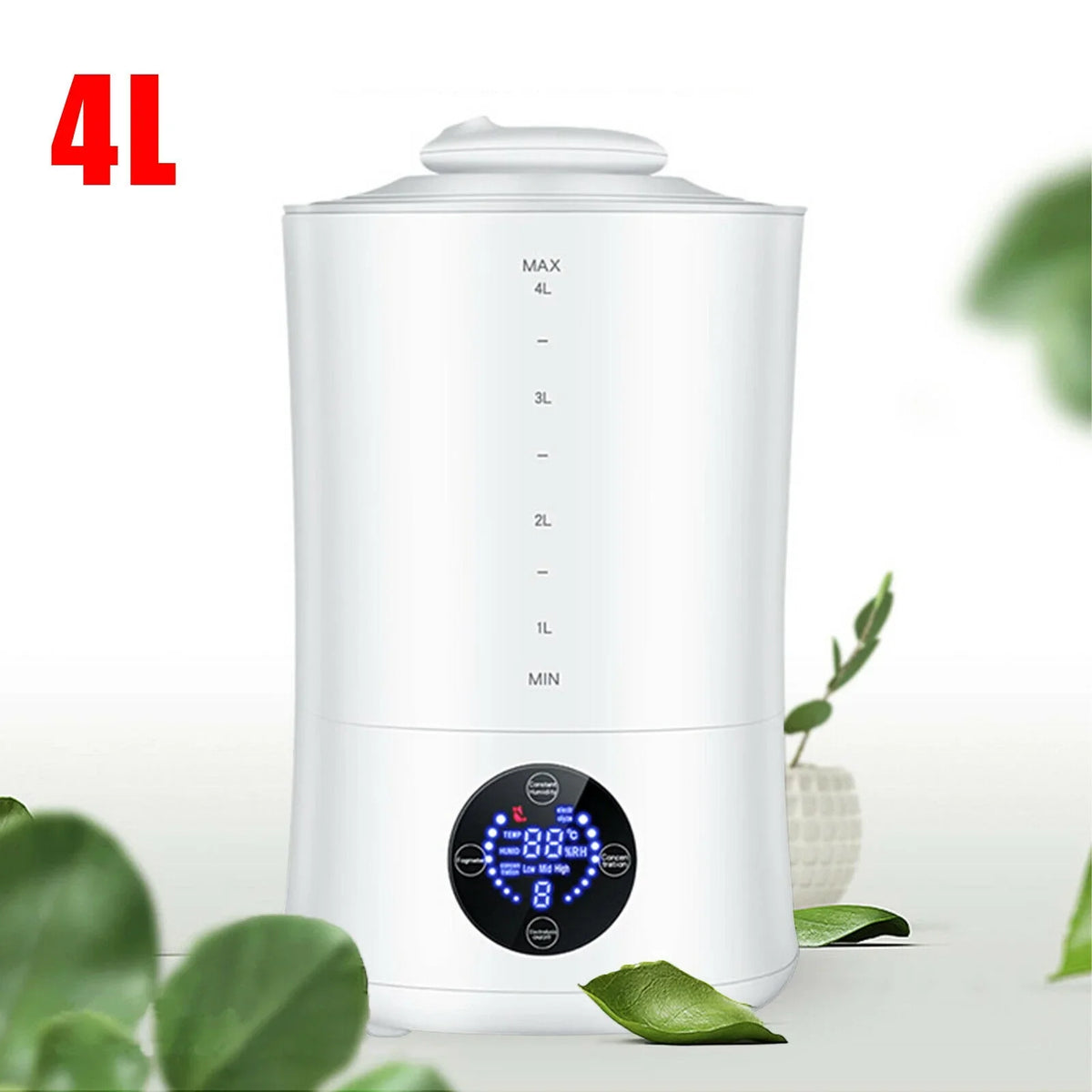DIY Sodium 4L Hypochlorous Acid moisture Making Machine Humidifier W/ Remote White