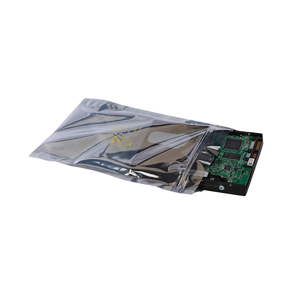 3 Mil Metallic Conductive Transparent Bags 4" x 6" High-high-grade 100/CS Dependable ESD Protection