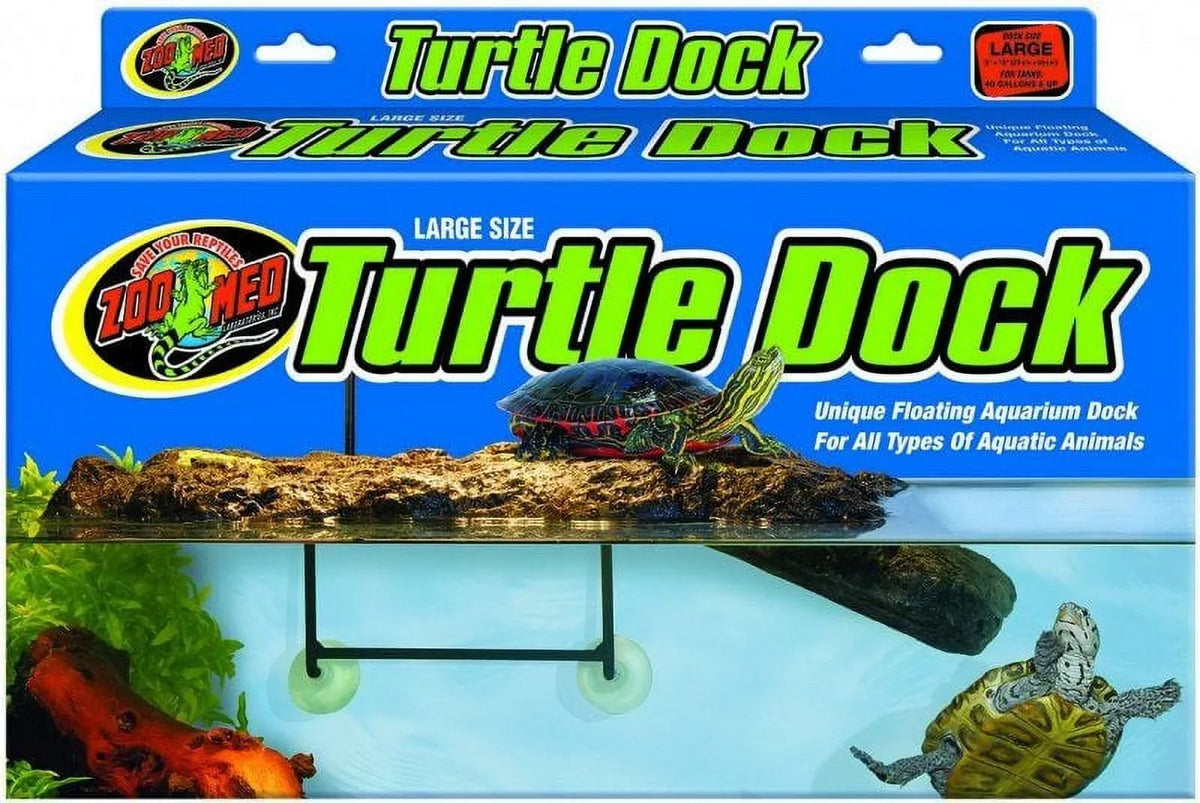 Zoo Med Floating Turtle Dock Large - 40 Gallon Tanks (18" Long x 9" Wide) Pack of 2