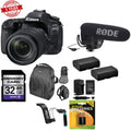 EOS 80D DSLR Camera with 18-135mm Lens Video Kit