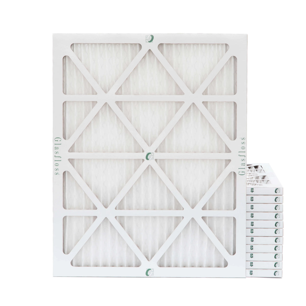 Actual Size: 13-1/2 x 19-1/2 x 7/8. 6 Pack of 14x20x1 MERV 10 Pleated Air Filters for AC & Furnace