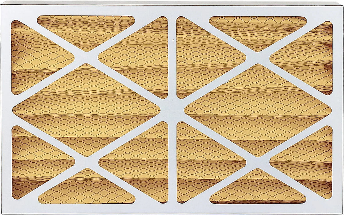 Filterbuy 10x25x4 MERV 11 Pleated HVAC AC Furnace Air Filters (5-Pack)