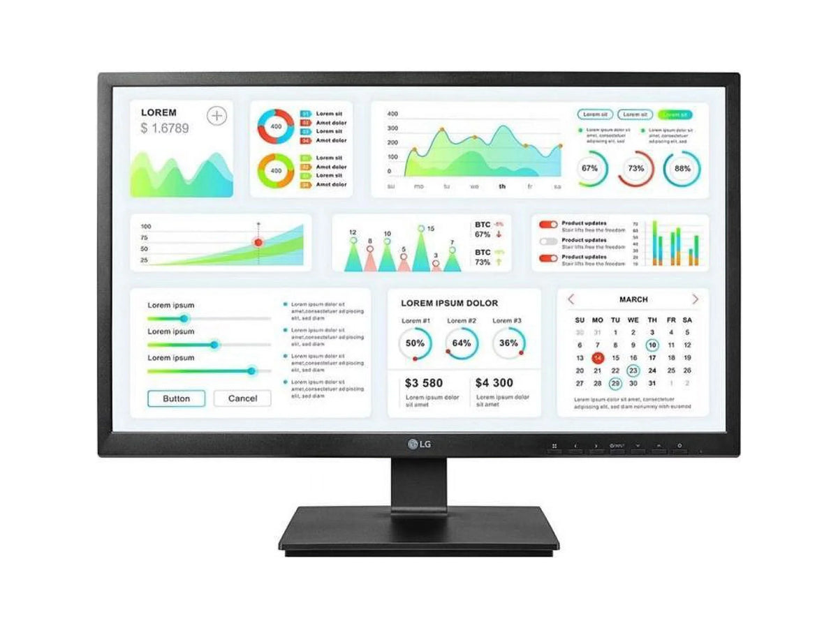 24CK550Z-BP 24" 1920x1080 Full HD IPS Zero Client TERA2321 PCoIP Monitor