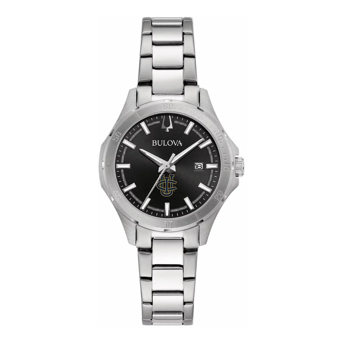 Women's Bulova Black UC Irvine Anteaters Stainless Steel Sport Classic Watch