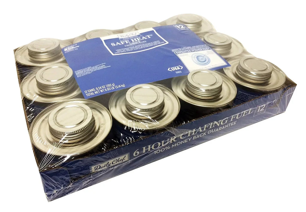 DAILY CHEF U46104s Bakers and Chefs Safe Heat Chafing Fuel, 12-pack