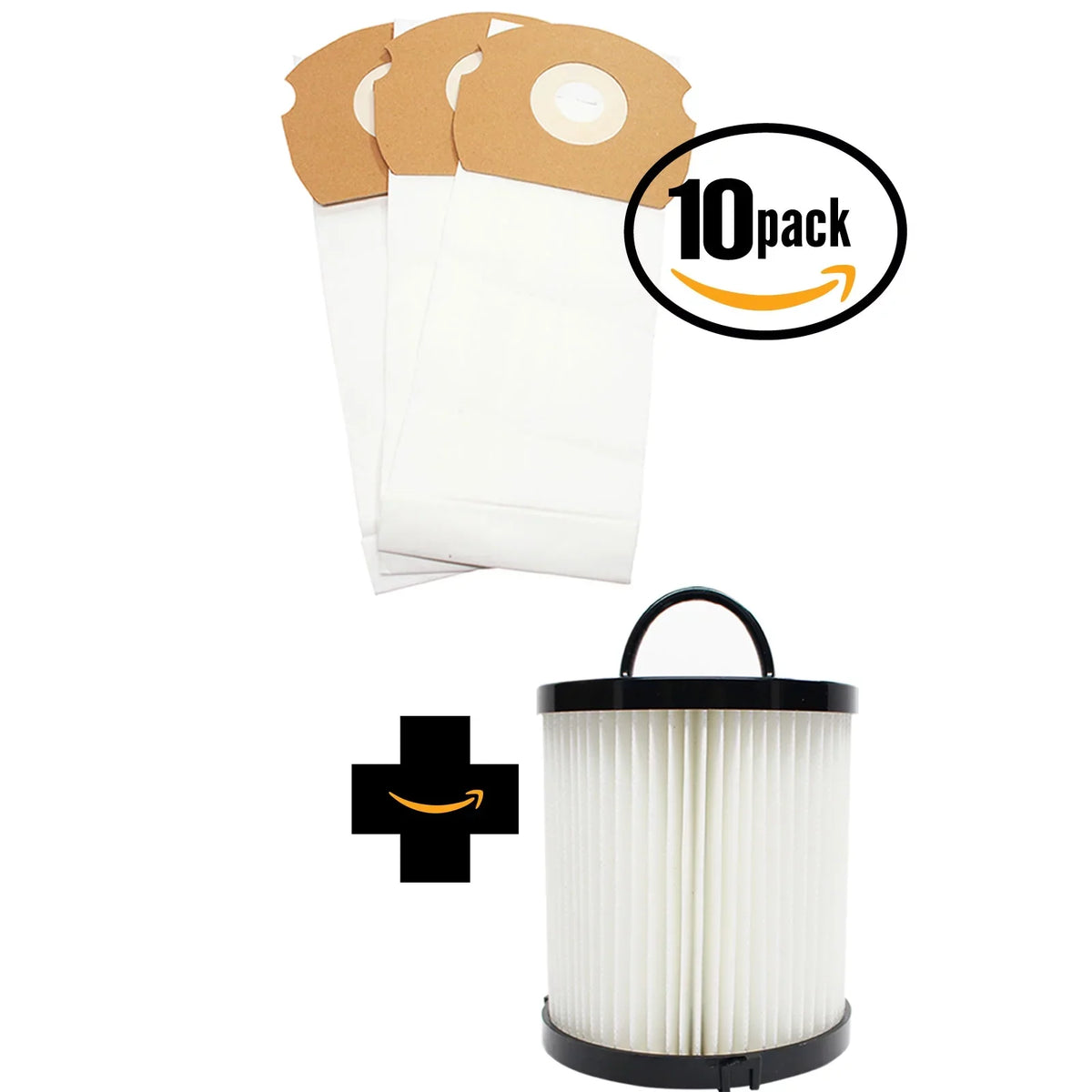 30 Replacement Eureka AirSpeed Gold AS1001AX Vacuum Bags & 1 Dust Cup Filter - appropriate Eureka AS Vacuum Bag & DCF-21 Filter