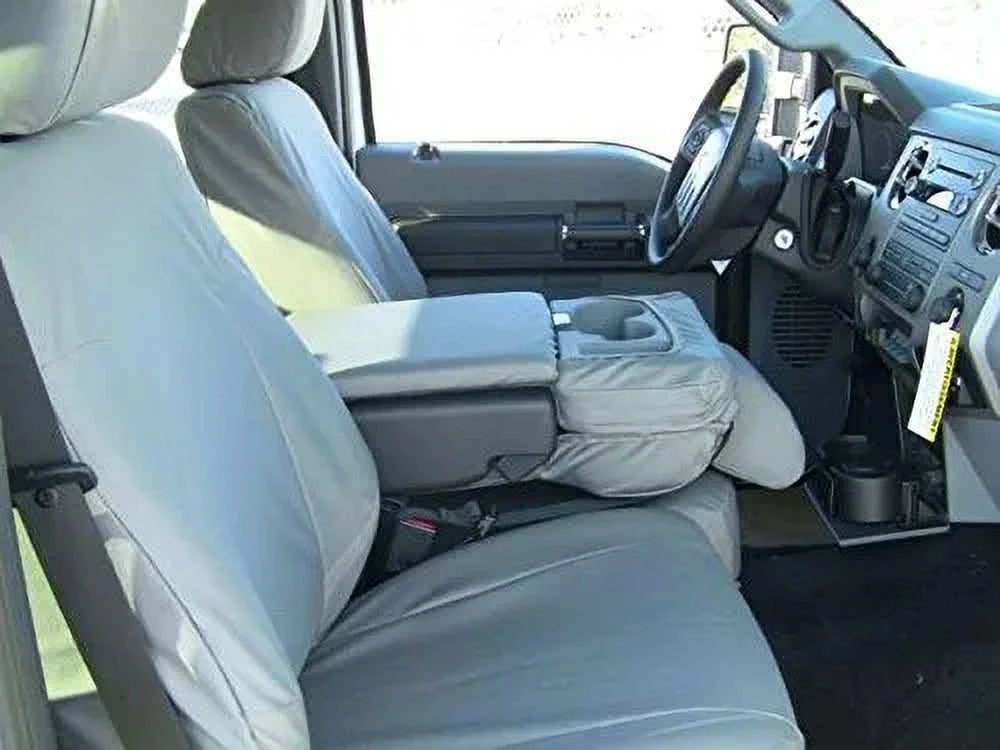 F480 2011-2014  F150-F550 XL 40/20/40 Split Seat with Opening 20 Bottom and Opening Center Console in Camo Endura