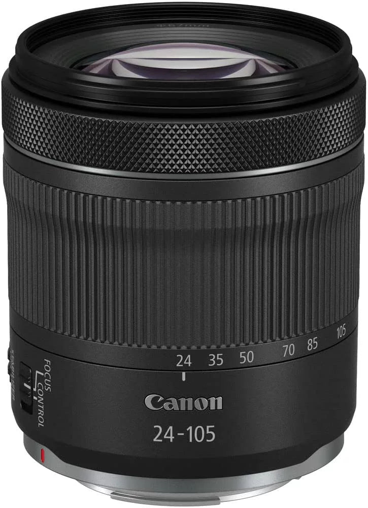 Camera Bundle for  EOS R5 Mirrorless Camera with RF 24-105mm f/4-7.1 IS STM Lens, 3 Batteries, LED Light, 256Gb High Speed Memory Card + Accessories Kit