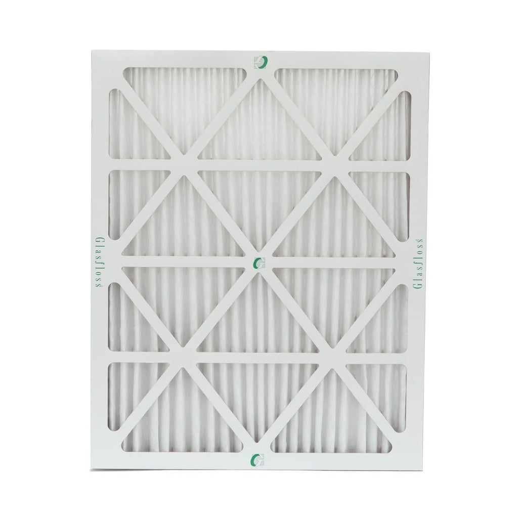 Exact Size: 19-1/2 x 19-1/2 x 1-3/4. Box of 4. Glasfloss ZL 20x20x2 MERV 10 Pleated AC Furnace Air Filters