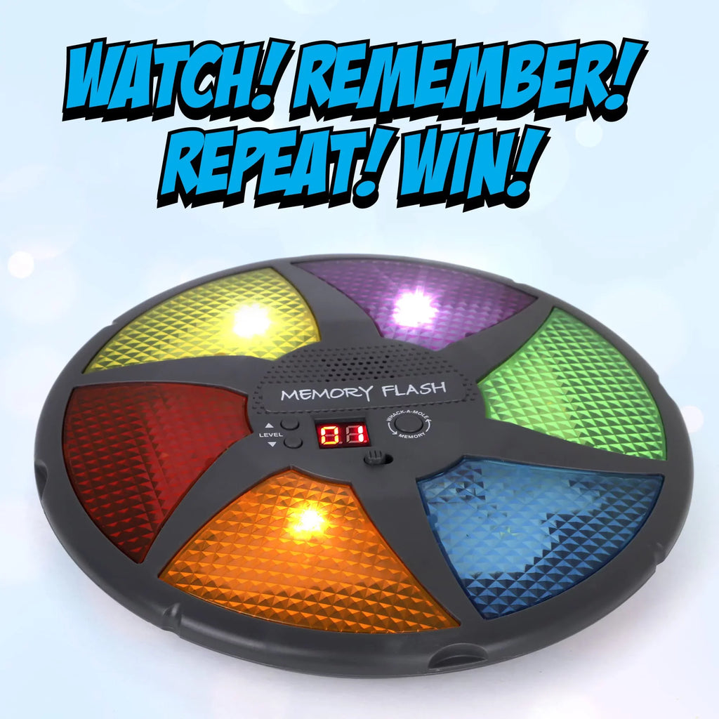 Point Games Handheld Memory Game, Kids Electronic Games, Fun for Kids with Lights & Sounds, Brain Challenge for Boys & Girls Ages 8+