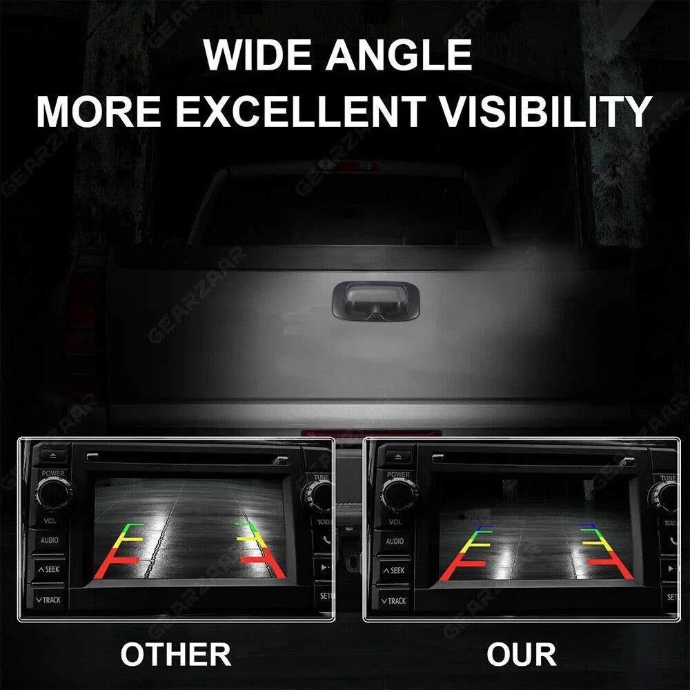 Kydely High Resolution Waterproof Replacement Rear View Camera Chevy GMC Silverado/Sierra Tailgate Handle
