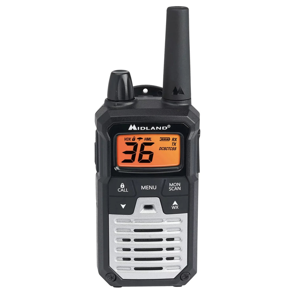 Midland T290VP4 X-TALKER GMRS Long Range Walkie Talkie - Two Way Radio with NOAA elements Scan + Alert and 121 Privacy Codes