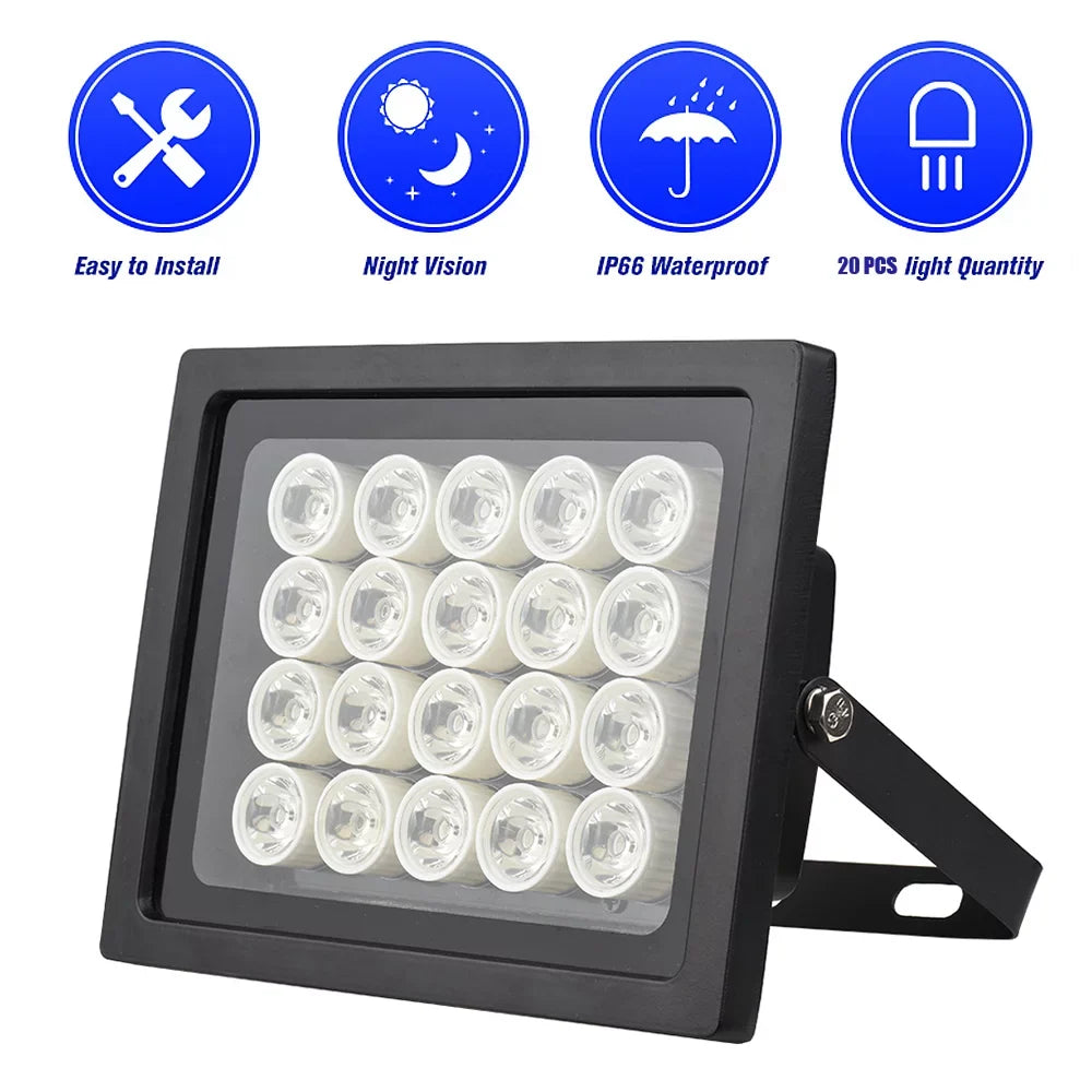 GoolRC Professional Camara 20pcs LEDS Wide Angle Long Waterproof for CCTV