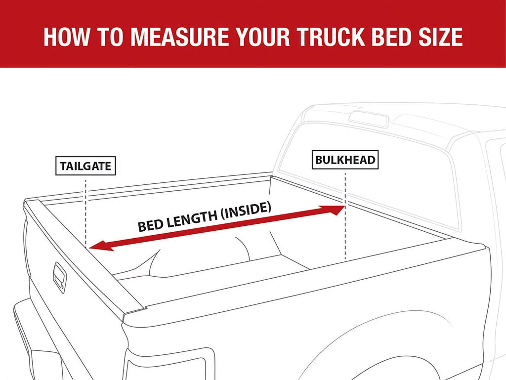 MaxMate Soft Tri-fold Truck Bed Tonneau shield suitable with 2019-2024  Ranger | 5' (61") Bed | TCF371066