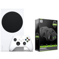 Xbox Series S 512GB Console with CHARGEDOCK Dual Charge Base Bundle