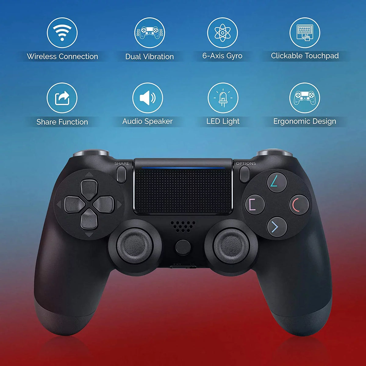 PRO Wireless GamePad appropriate with  Galaxy S21 FE 5G Controller Plus 1,000 Battery/Built-In Speaker/Gyro/Remote BlueTooth Slim (Black)