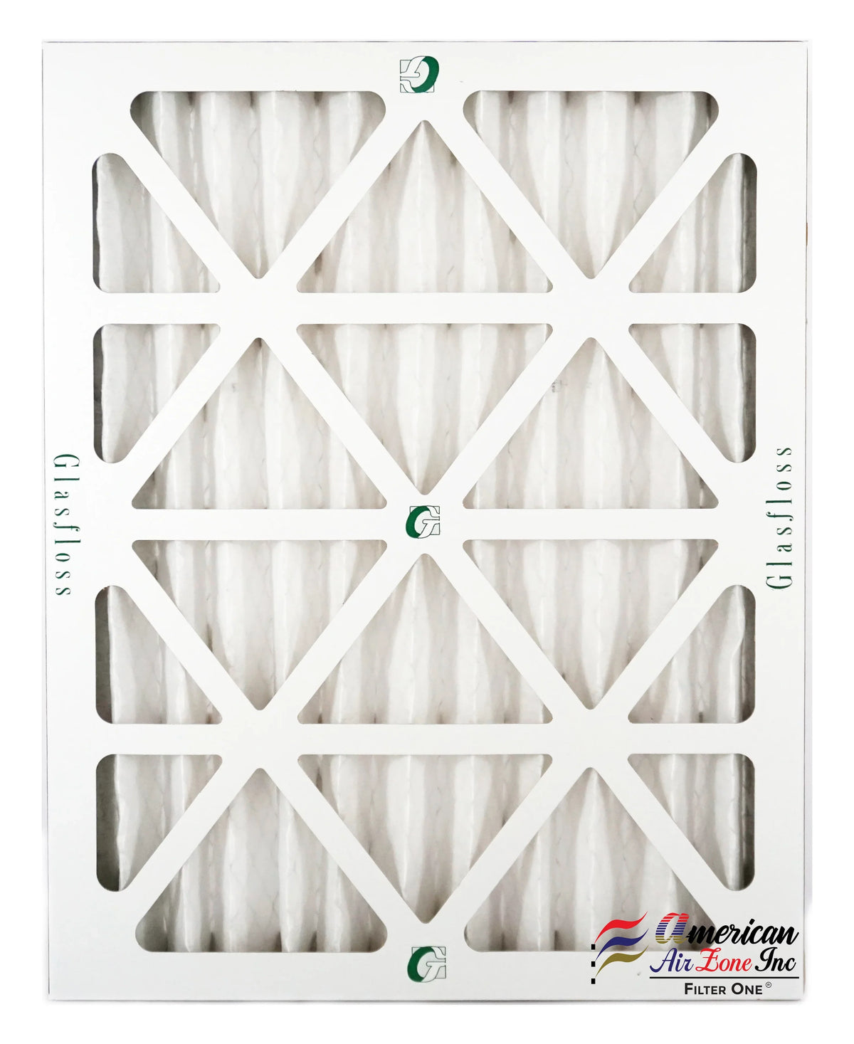 Glasfloss Air Filter 12x16x2 - 2" MERV 10 - (Pack of 12) - Pleated AC or HVAC Air Filter - Furnace Air Filter - Home or Office - Made In The USA.