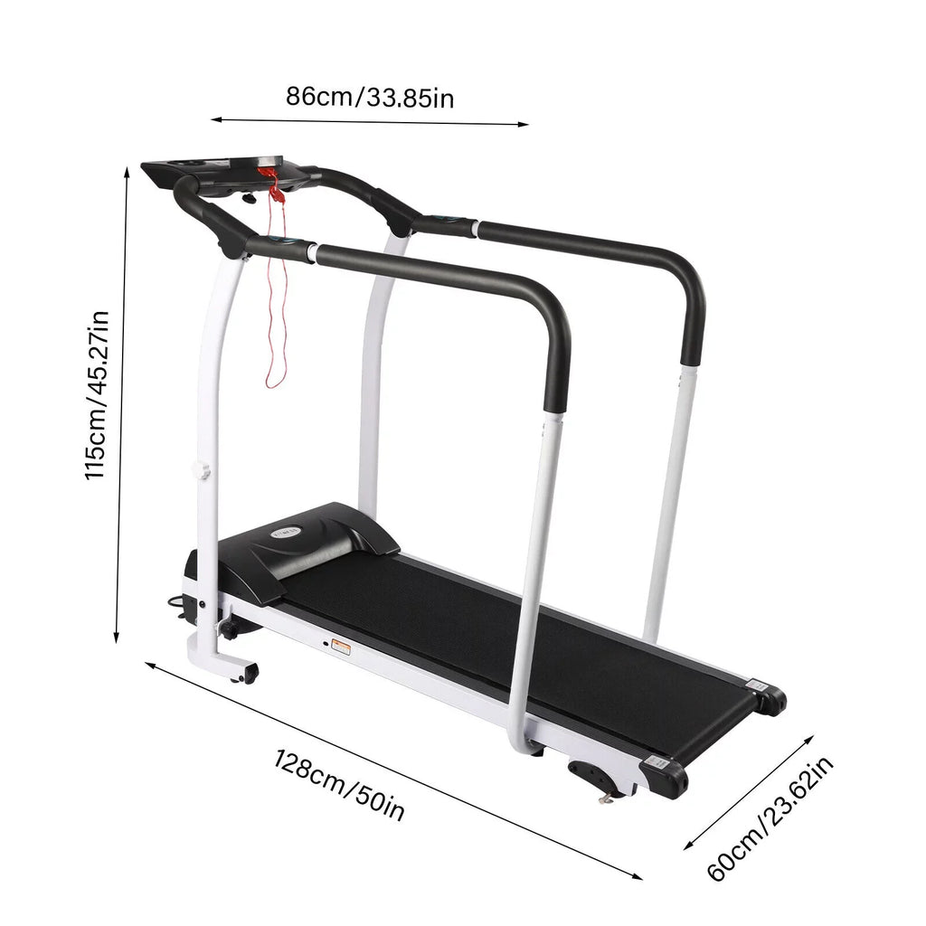 Treadmill for Elderly Indoor Exercise 0.5-6km/h(0.3-3.7mph)  Electric Walking Running Machine