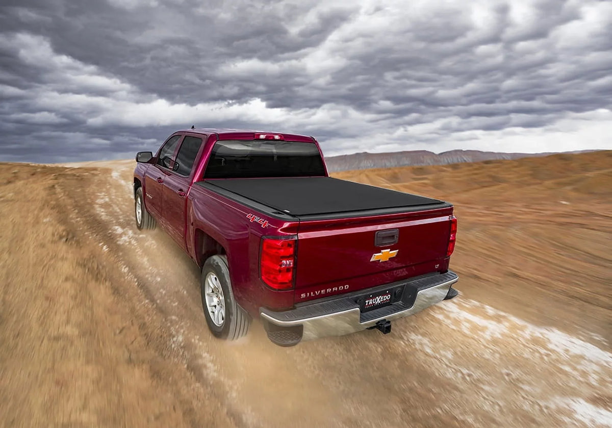 TruXedo Pro X15 Soft Roll Up Truck Bed Tonneau shield | 1486901 | appropriate with 2019 - 2023 Dodge Ram 1500, Does Not Fit w/ Multi-Function (Split) Tailgate 6' 4" Bed (76.3")