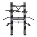 Black Chrome Cable Attachment Bar Storage Rack with 12 Cable Attachment Bars