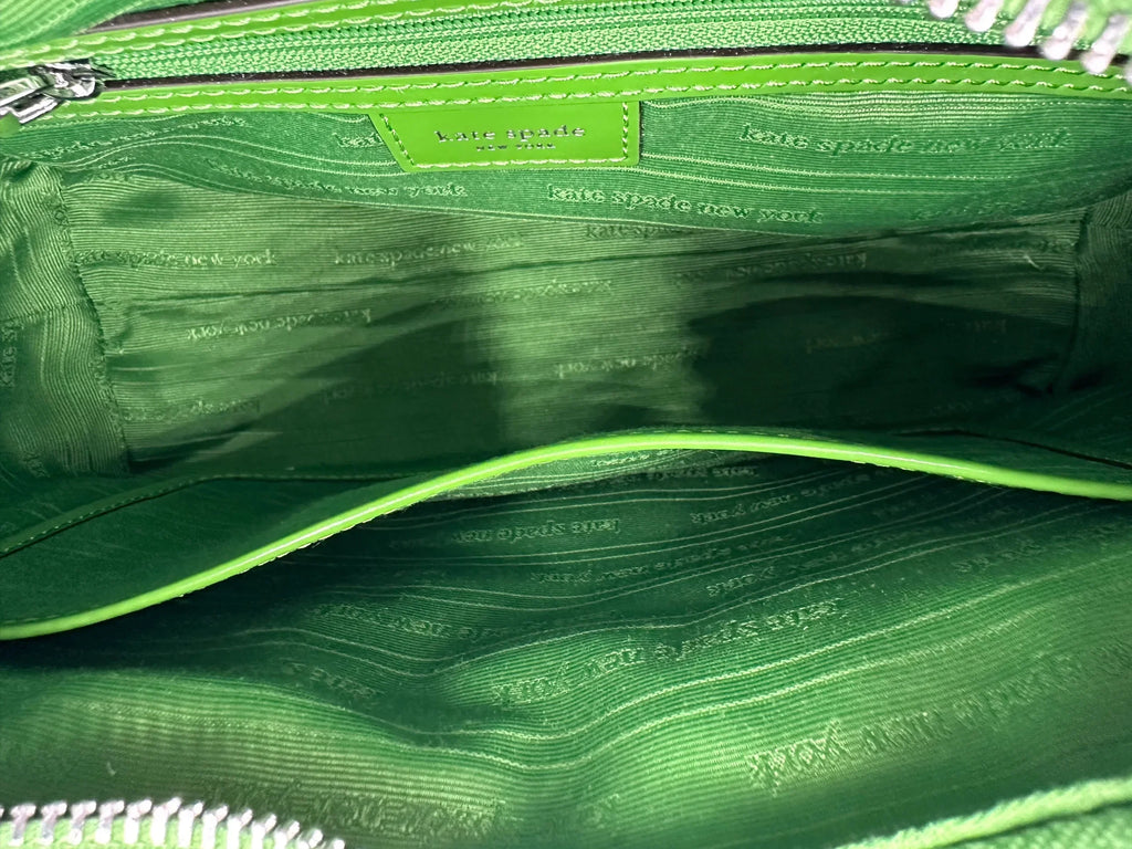 Kate Spade Sam Icon KSNYL Nylon Small Shoulder Bag - Green