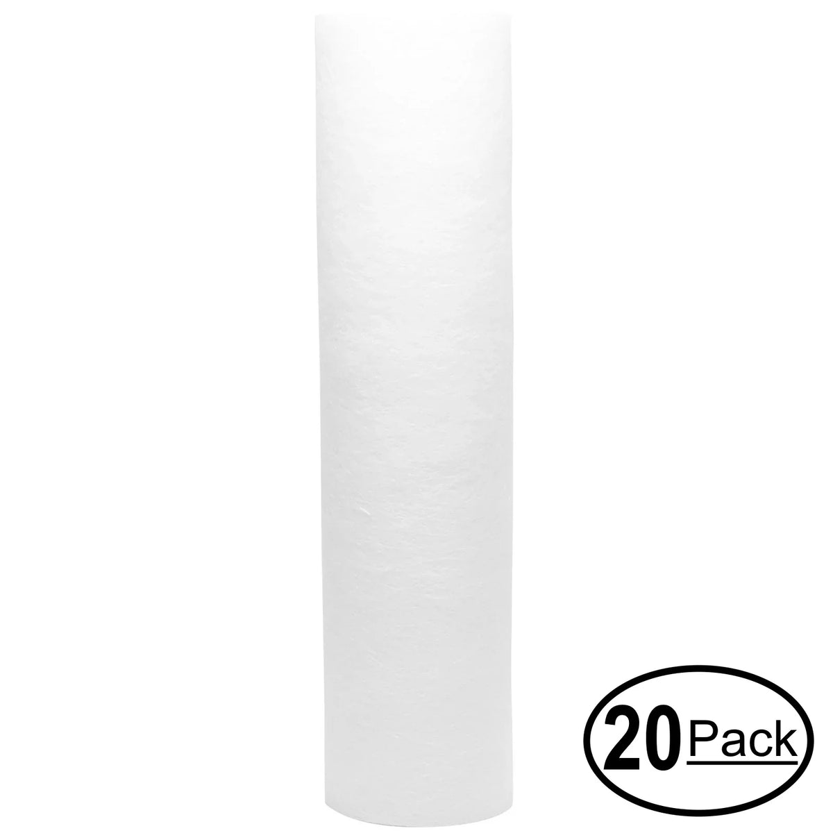 20-Pack Replacement for PurePro RO101SV-UV Polypropylene Sediment Filter - Universal 10-inch 5-Micron Cartridge for PurePro RO+UV System - Denali Pure Brand