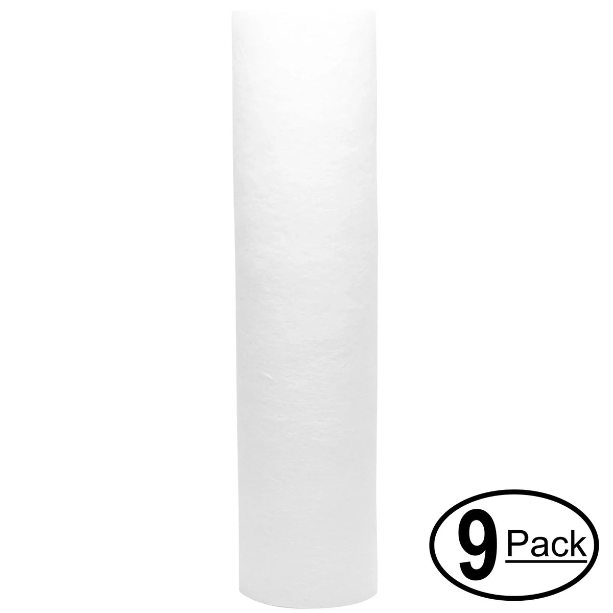 9-Pack Replacement for Watts VIH34APC Polypropylene Sediment Filter - Universal 10-inch 5-Micron Cartridge for WATTS PREMIER 500223 WH LD WHOLE HOUSE FILTER - Denali Pure Brand