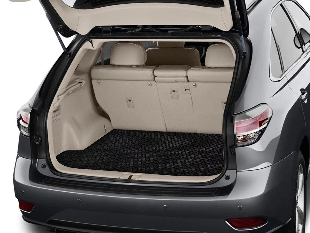 ToughPRO - Trunk Mat appropriate with NISSAN Altima - All atmospheric conditions Heavy Duty (Made in USA) - Black Rubber - 2010