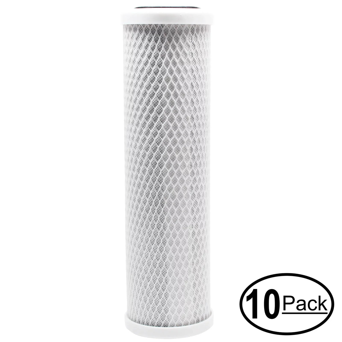 10-Pack Replacement for Expres moisture RODI5D Activated Carbon Block Filter - Universal 10 inch Filter for EXPRESS liquid - 50GPD 6-Stage Reverse Osmosis RO DI System - Denali Pure Brand