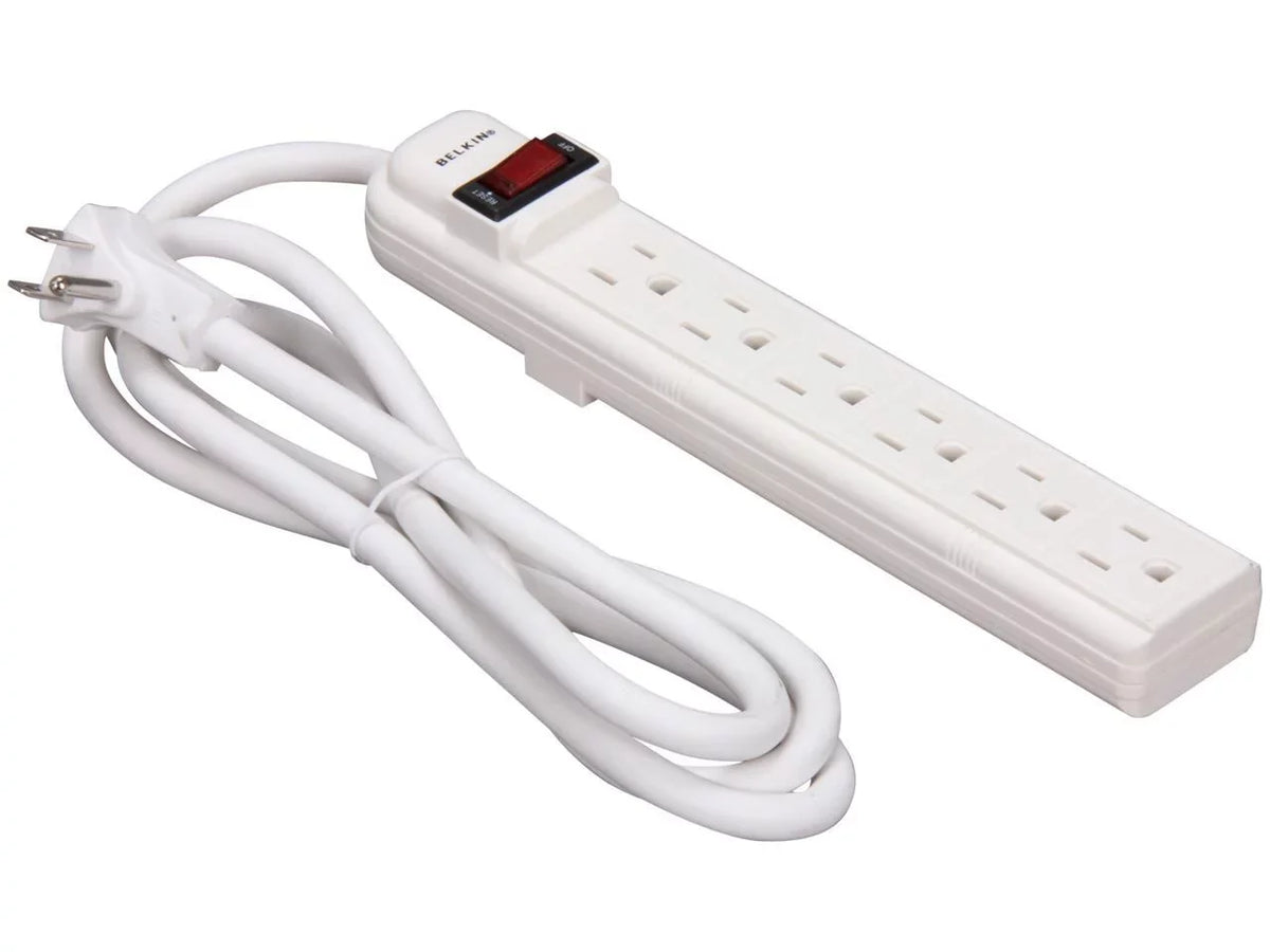 Cord Length. BELKIN F9P609-05R-DP 6 Outlets Power Console 5 ft