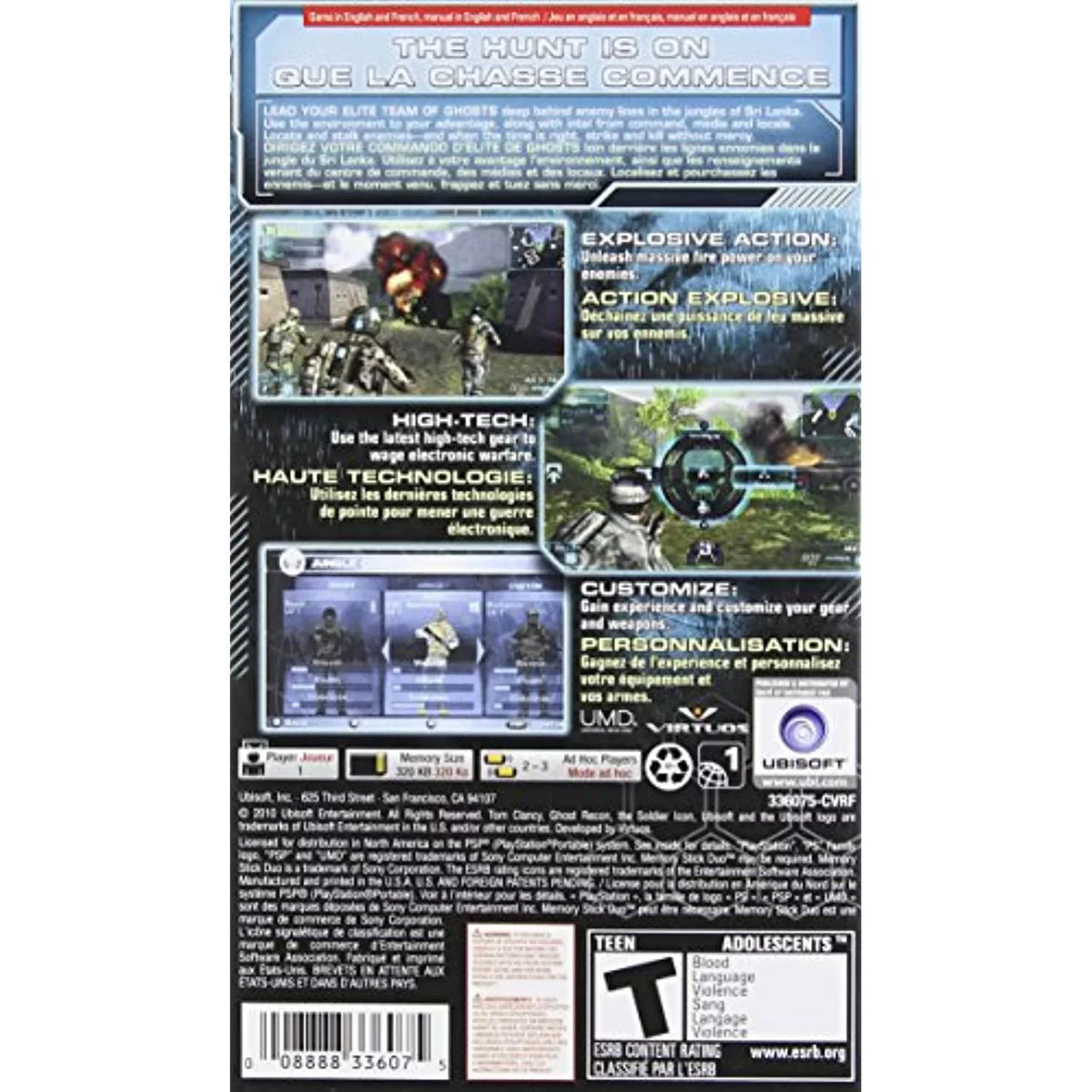Tom Clancys Ghost Recon: Predator -  Psp