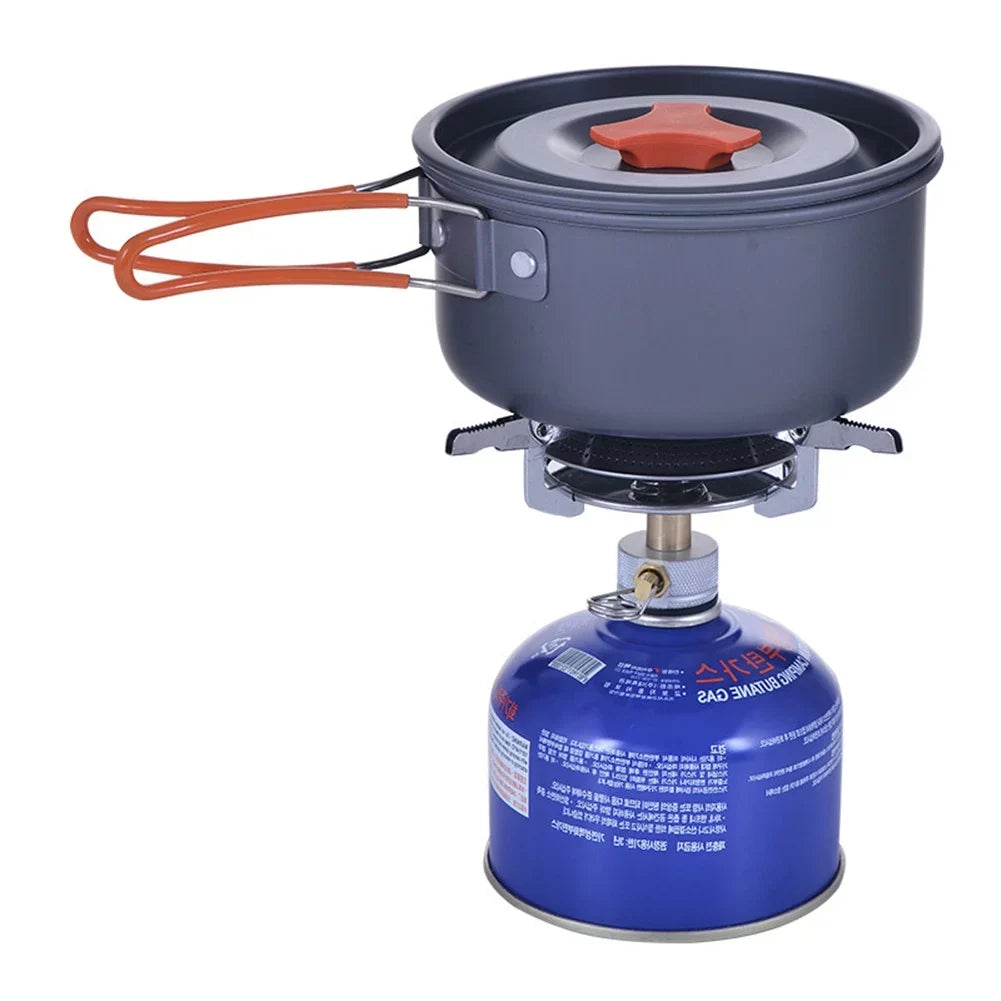 Mini Propane Gas Stove Burner Camping Cooking Foldable Hiking Picnic Accessories