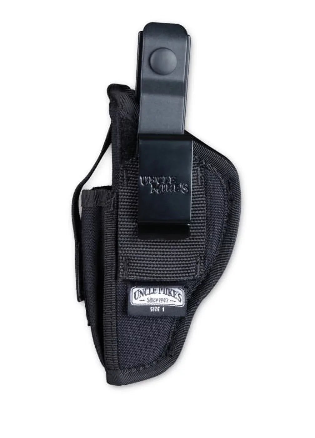 Uncle Mike's Sidekick Hip Holster for Small Frame Revolver, Ambidextrous, Size 36, Black, Nylon, 70360