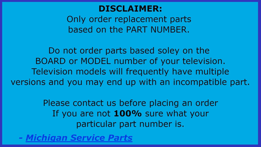 KD-65X80K T-Con Board 1-014-109-13 (HV650QUB-F9K)