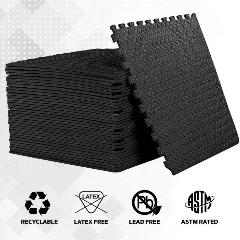Flooring Puzzle Exercise Mat with High high-grade EVA Foam Interlocking Tiles