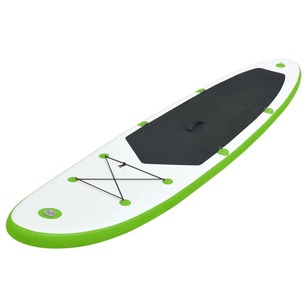 Dcenta Inflatable Paddle Board Set Beach Surfing Board with Oar, Fin, Hand Pump,  Kit and Carrying Bag Surfboard for Adults