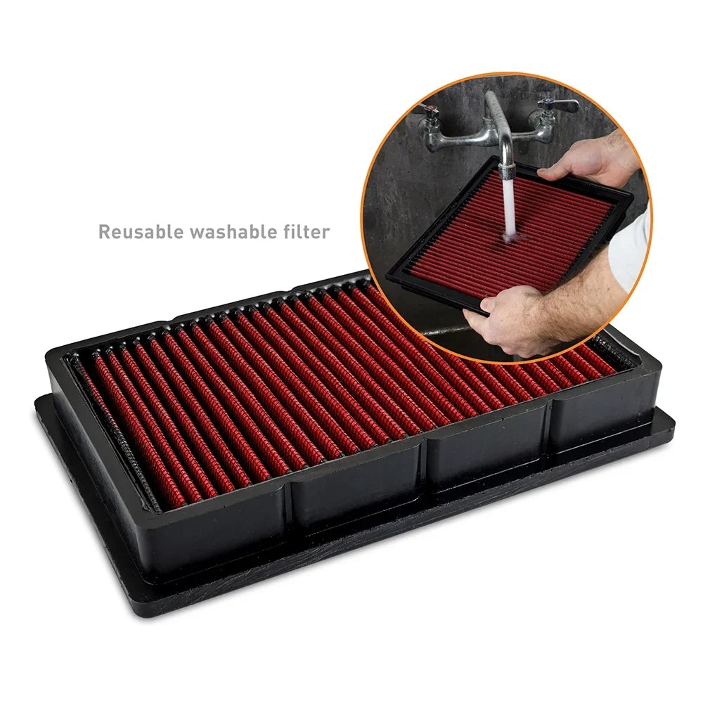Mishimoto Reusable Drop-In Air Filter, appropriate with Mazda Miata 1990-1997