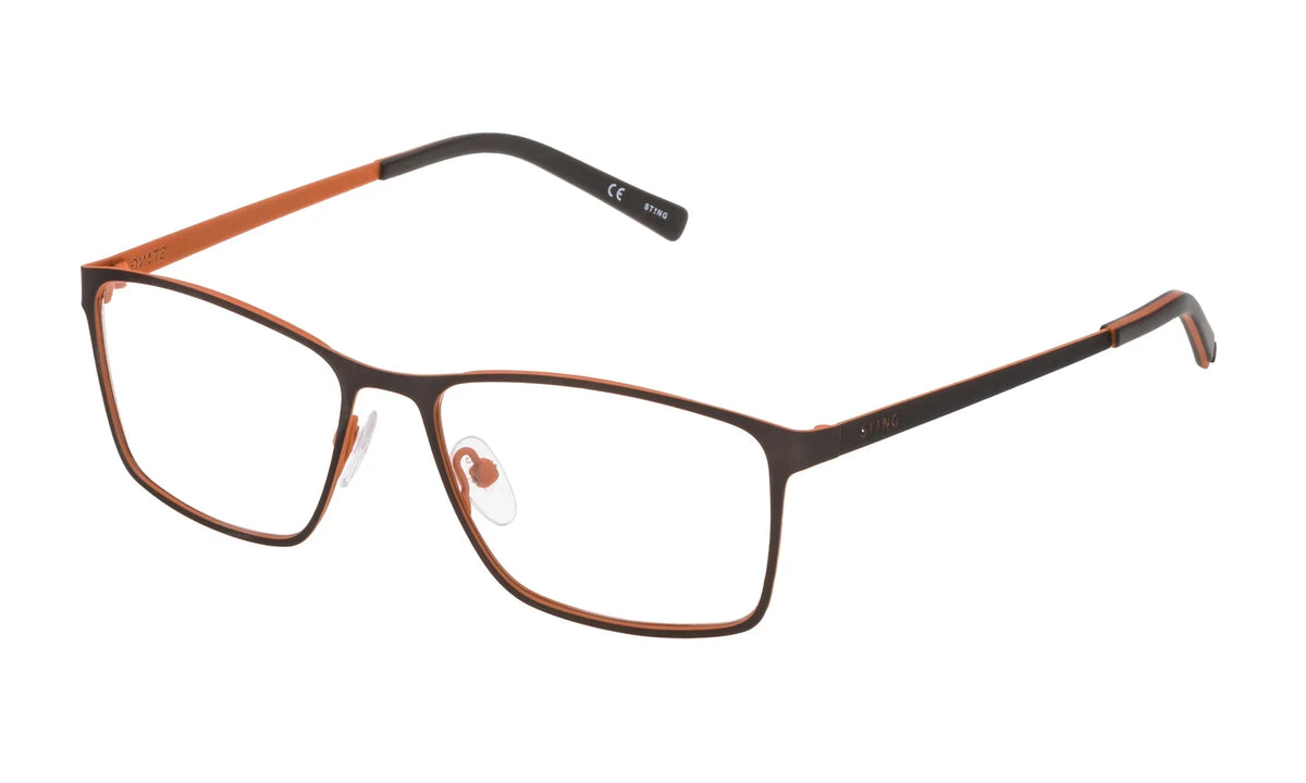 EYEGLASSES FRAME STING RUBBERIZED GUN MEN VST0315401HF